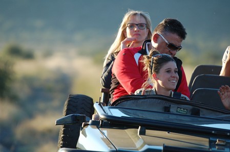 Cruising the bush All about Madikwe scouting for game...